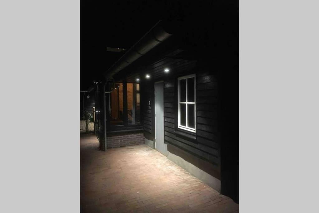 Hollandsche Rading Uniek Houten Huis Nabij Bos En Plassen מראה חיצוני תמונה