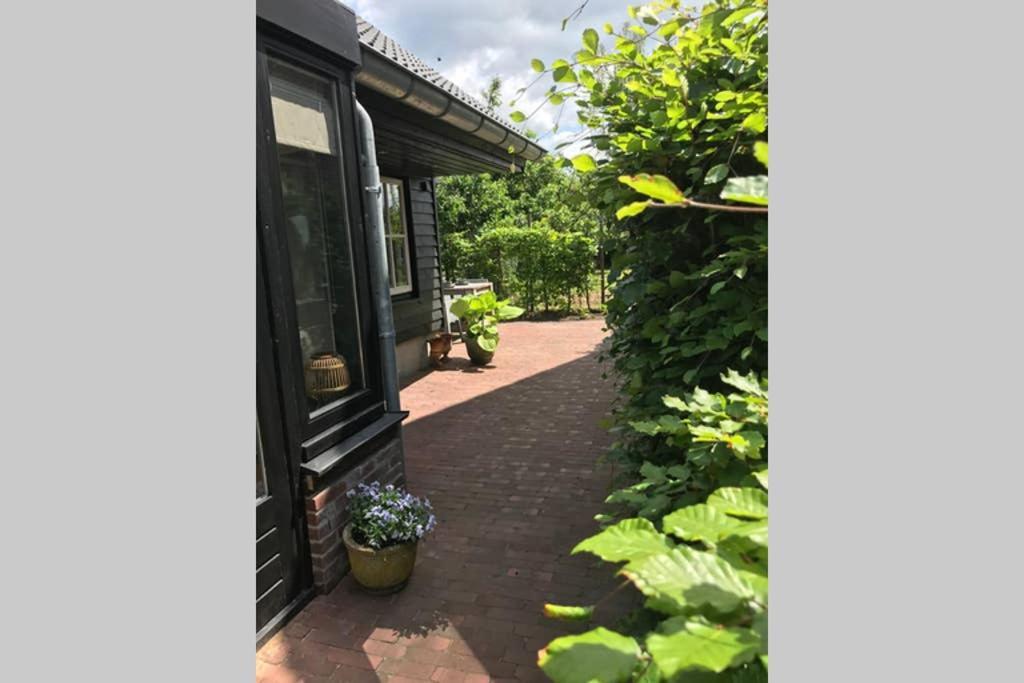 Hollandsche Rading Uniek Houten Huis Nabij Bos En Plassen מראה חיצוני תמונה